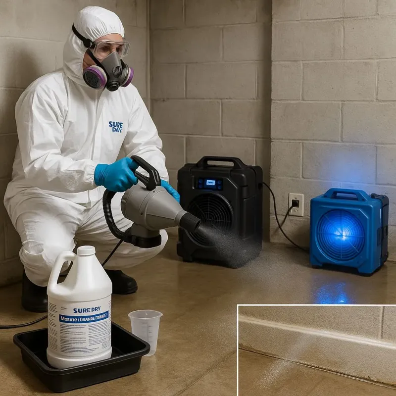 Sanitization and Odor Removal process in Creedmoor, NC