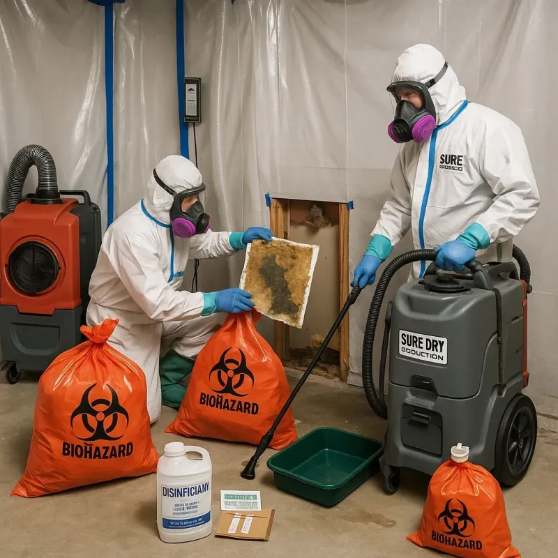 Contaminated Water Handling Protocols process in Creedmoor, NC
