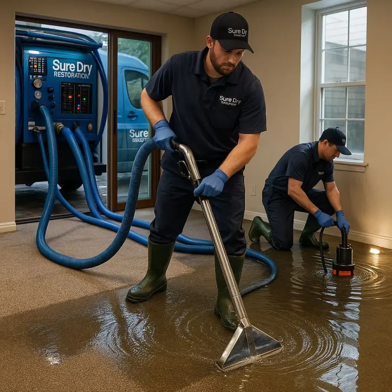 Water Extraction and Removal process in Creedmoor, NC